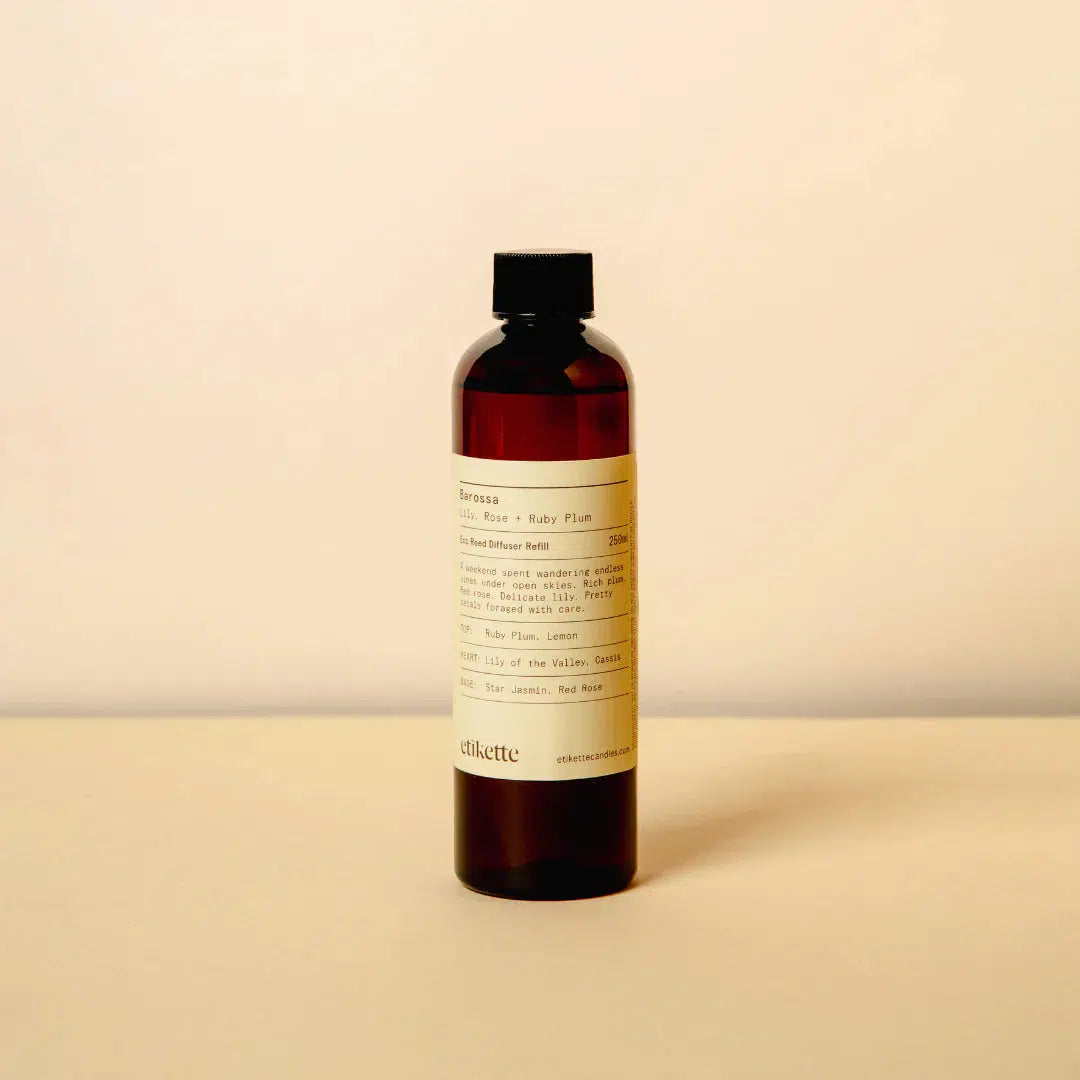 250ml Eco Reed Diffuser Refill - Asst Fragrances-Candles & Fragrances-Etikette-Barossa-The Bay Room