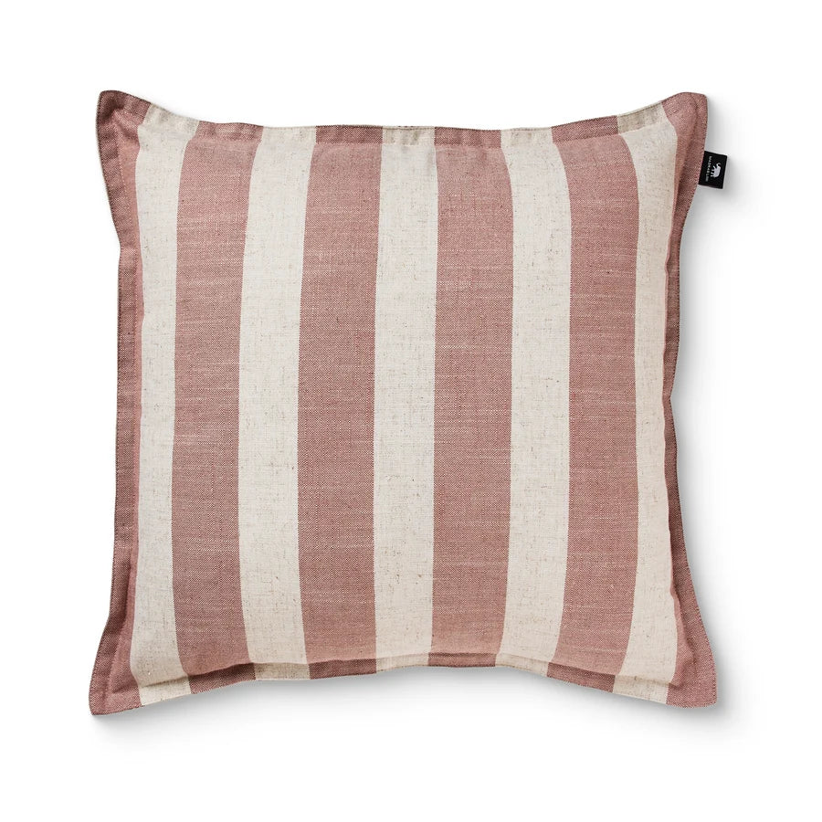 Rye Rosewood Stripe Cushion 50x50cm
