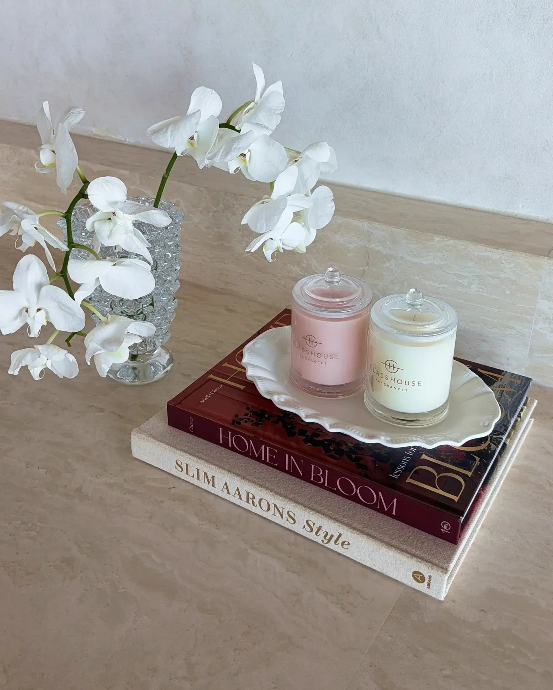 2x200g Candle Duo - Mother's Day - Radiance In Bloom & Velvet Rhapsody-Glasshouse-The Bay Room