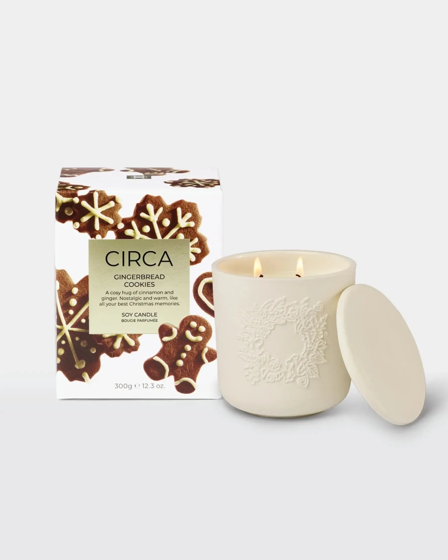 300g Candle - Gingerbread Cookies-Christmas-Circa-The Bay Room