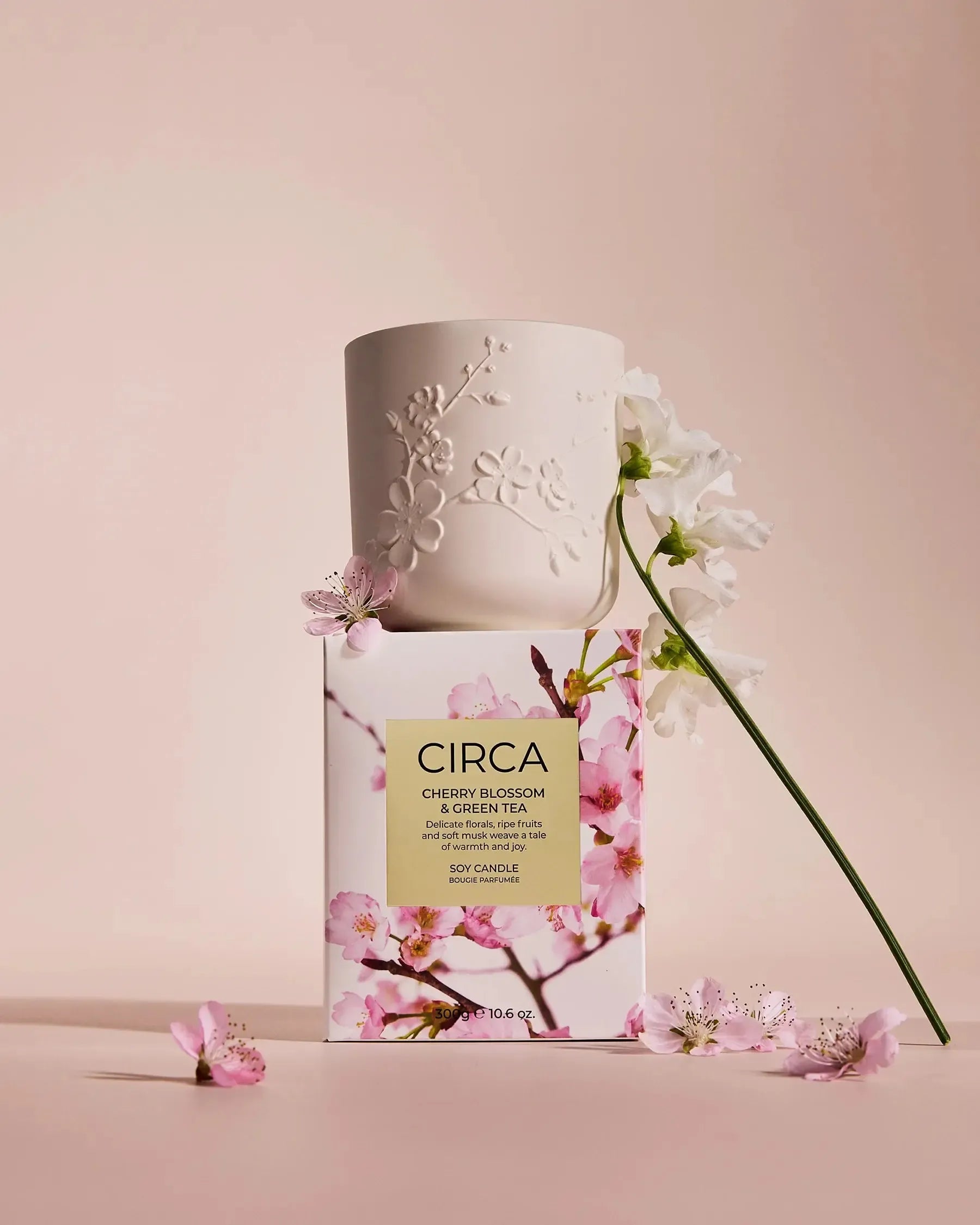 300g Candle - Mother's Day - Cherry Blossom & Green Tea-Circa-The Bay Room