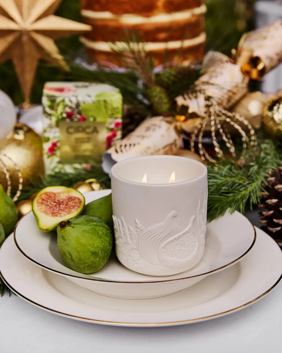 300g Candle - White Fig & Cedar-Christmas-Circa-The Bay Room