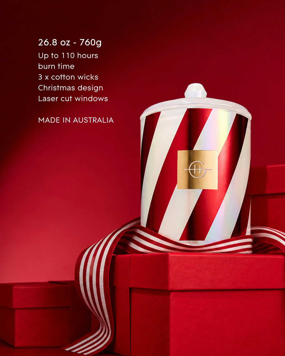 380g Candle - Naughty & Nice-Christmas-Glasshouse-The Bay Room