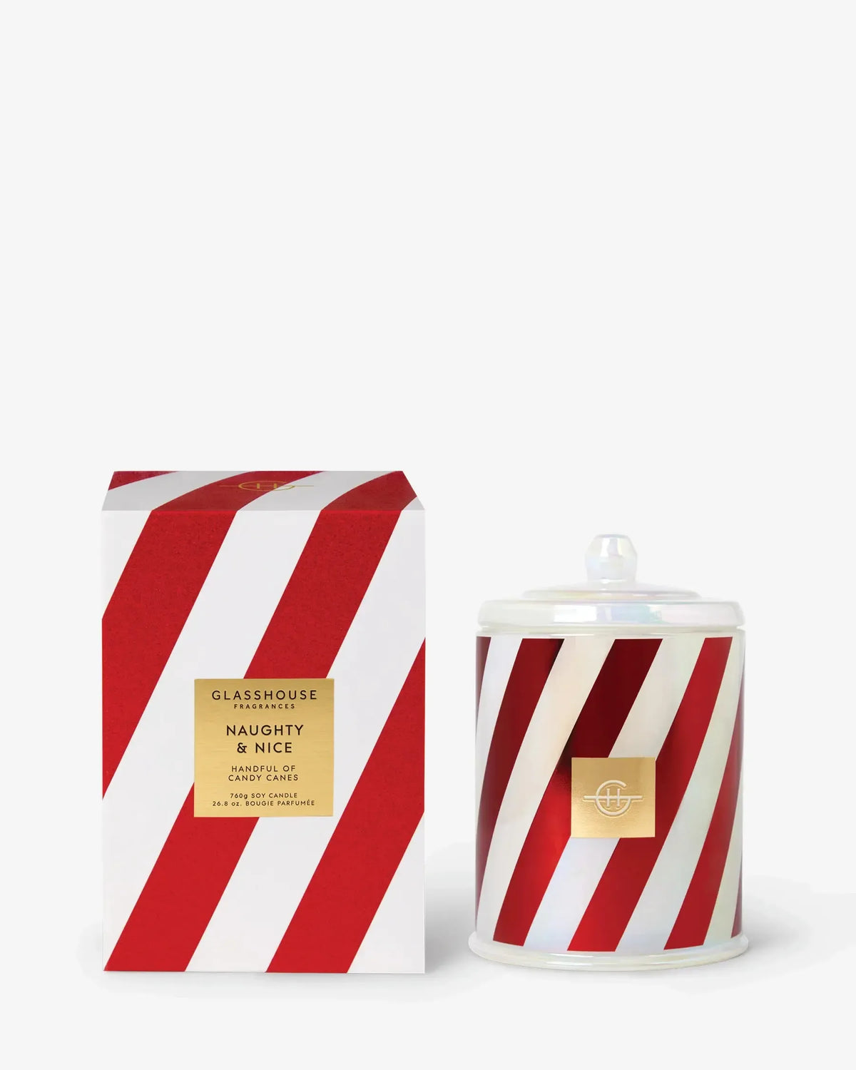 380g Candle - Naughty & Nice-Christmas-Glasshouse-The Bay Room
