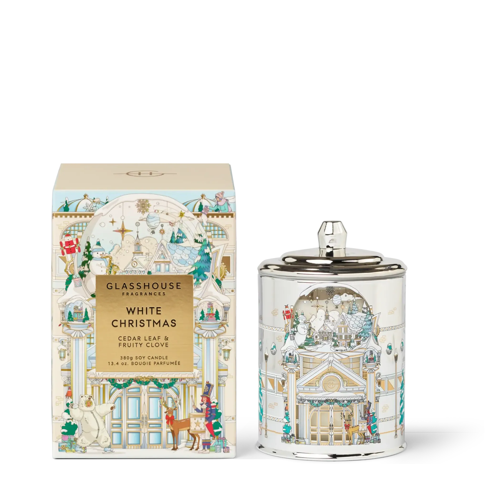 380g Candle - White Christmas-Christmas-Glasshouse-The Bay Room