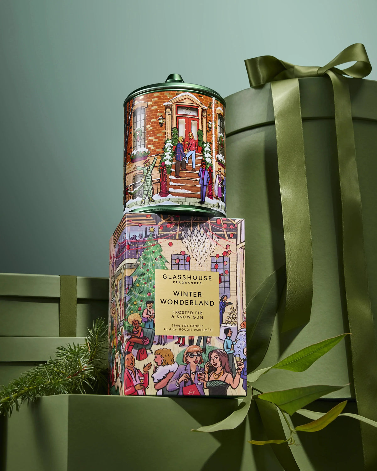380g Candle - Winter Wonderland-Christmas-Glasshouse-The Bay Room