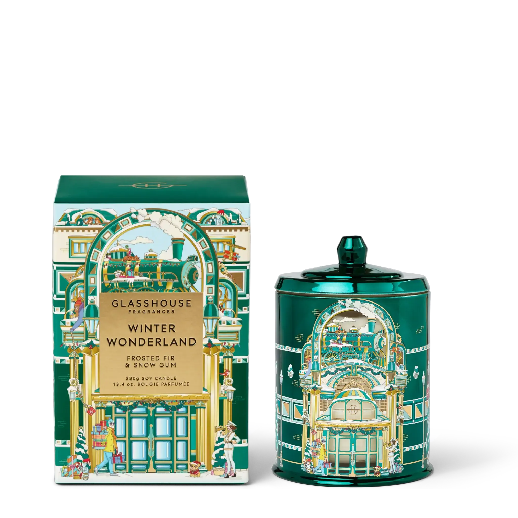 380g Candle - Winter Wonderland-Christmas-Glasshouse-The Bay Room