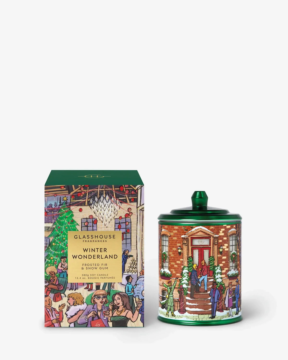 380g Candle - Winter Wonderland-Christmas-Glasshouse-The Bay Room