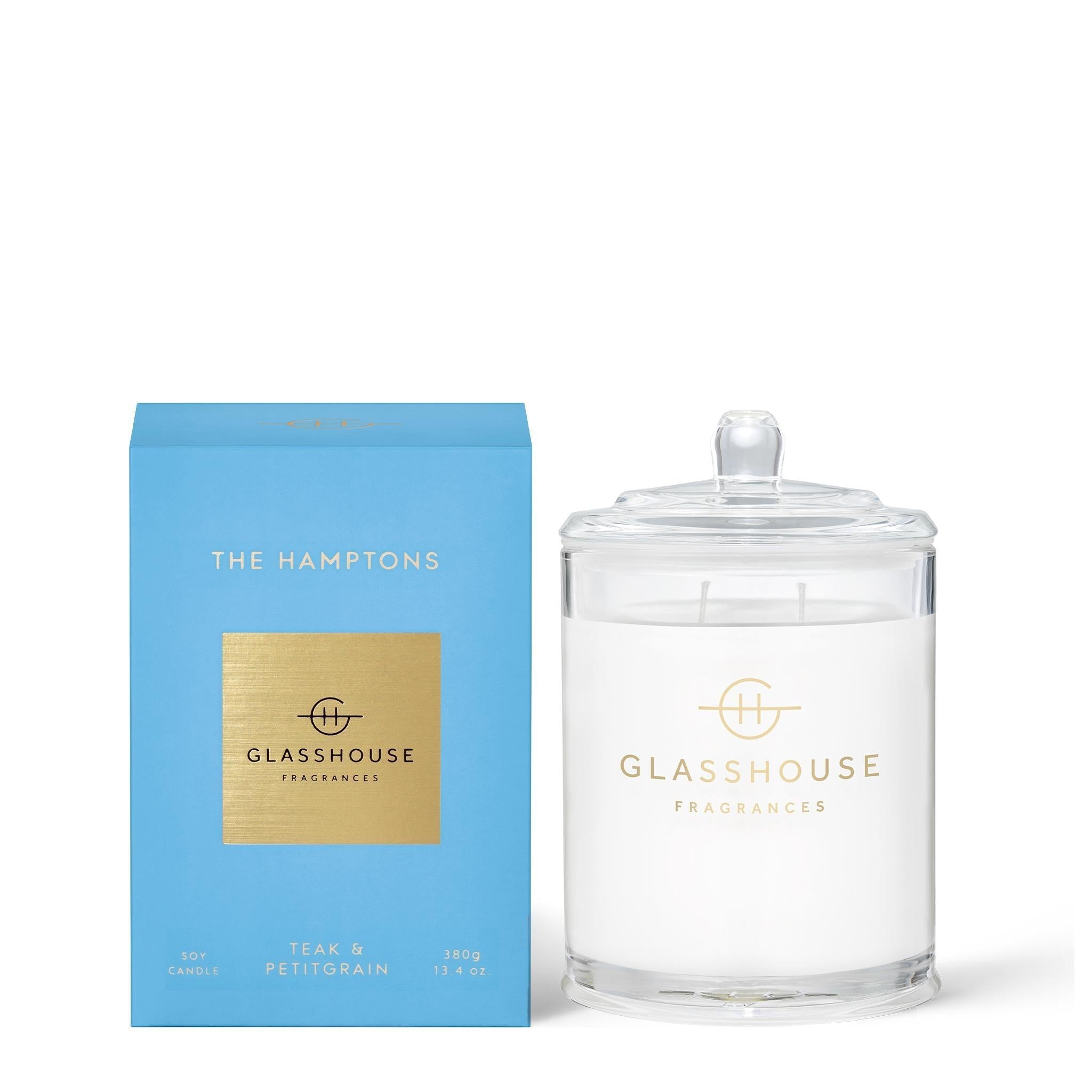 380g Soy Candle - Asst Fragrances-Candles & Fragrances-Glasshouse-The Hamptons-The Bay Room