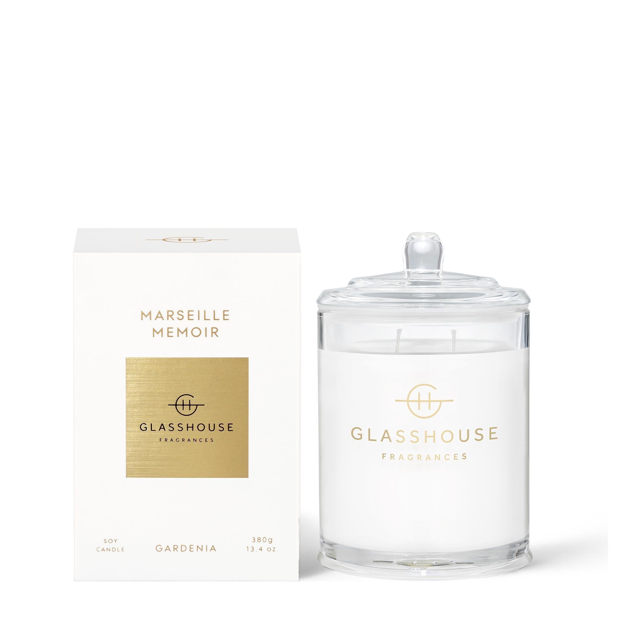 380g Soy Candle - Asst Fragrances-Candles & Fragrances-Glasshouse-Marseille Memoir-The Bay Room
