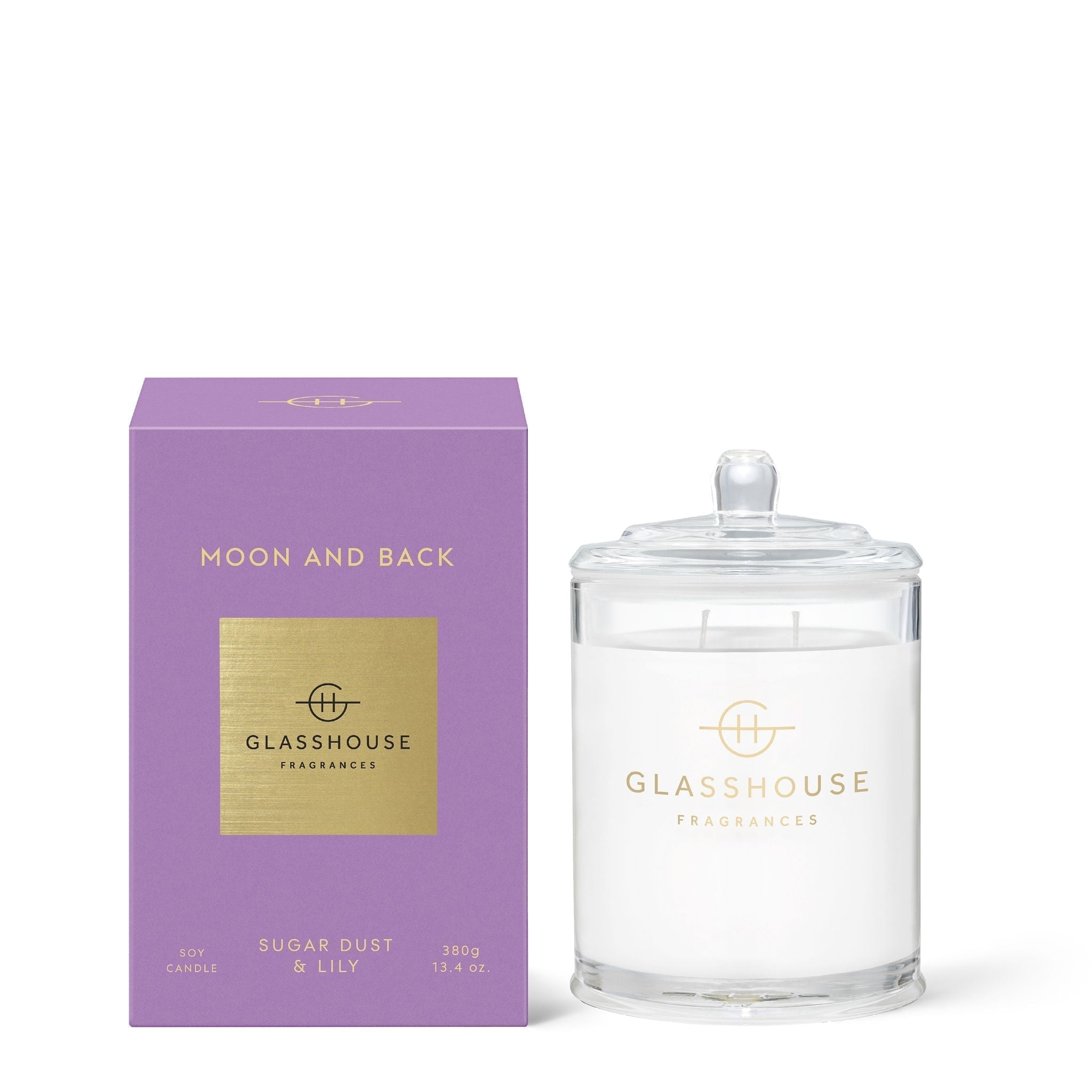 380g Soy Candle - Asst Fragrances-Candles & Fragrances-Glasshouse-Moon And Back-The Bay Room