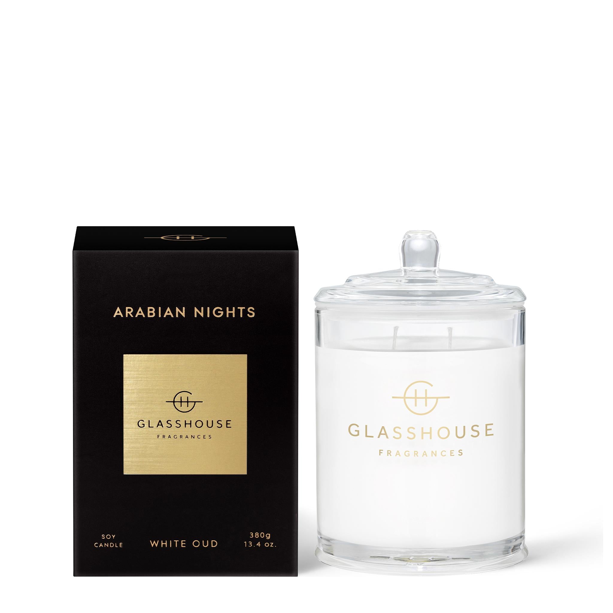 380g Soy Candle - Asst Fragrances-Candles & Fragrances-Glasshouse-Arabian Nights-The Bay Room