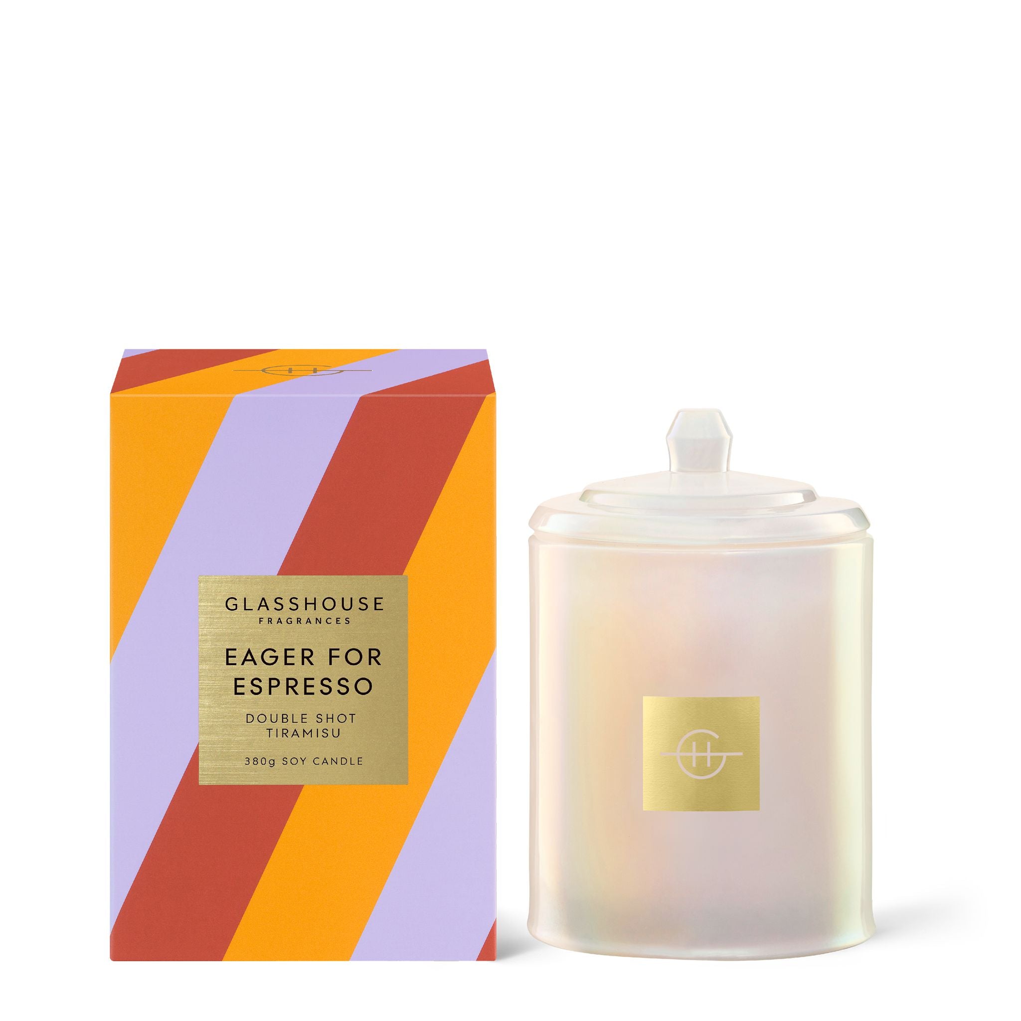 380g Triple Scented Soy Candle - Eager For Espresso-Candles & Fragrances-Glasshouse-The Bay Room