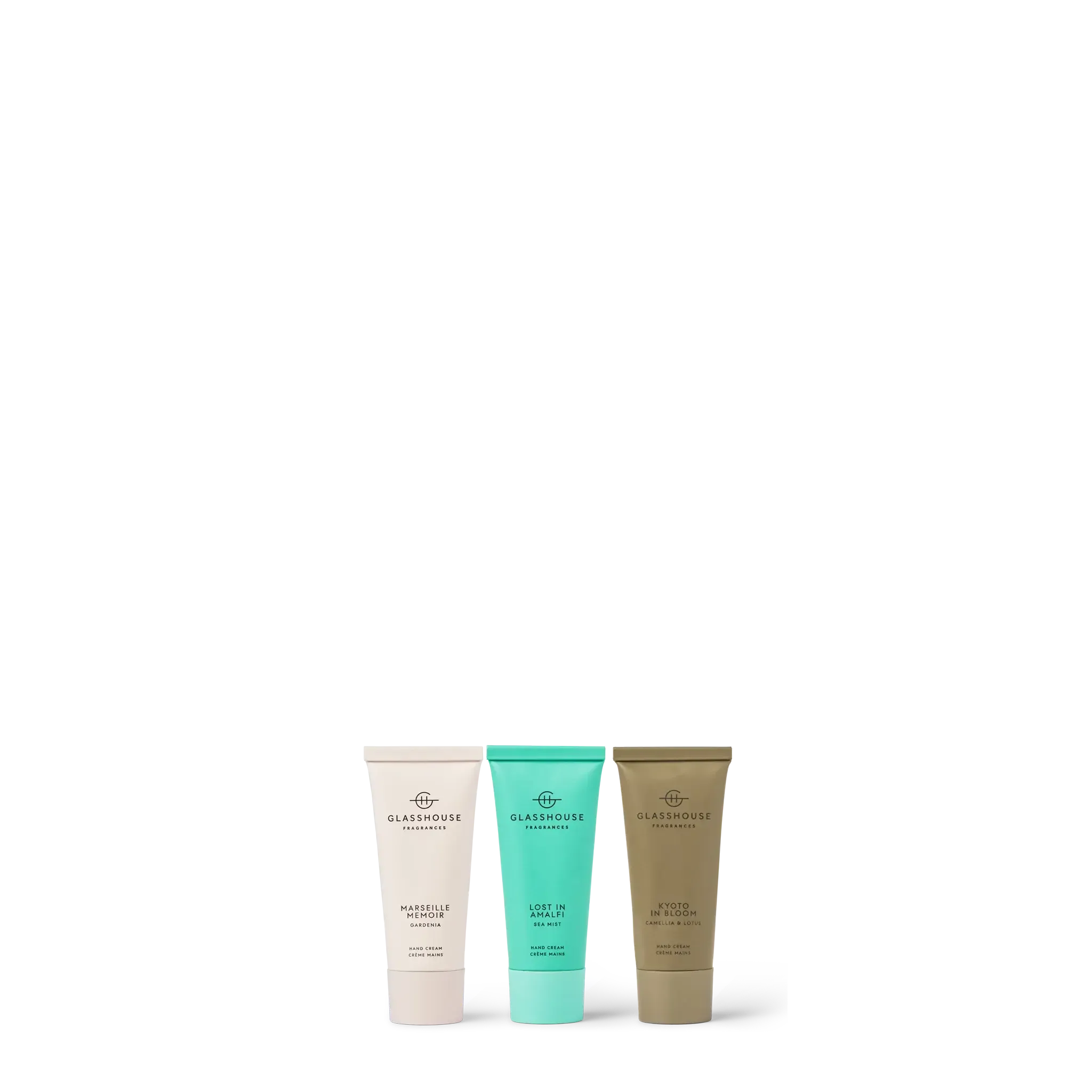 3x30ml Hand Cream - Kyoto, Amalfi, Marseille-Christmas-Glasshouse-The Bay Room