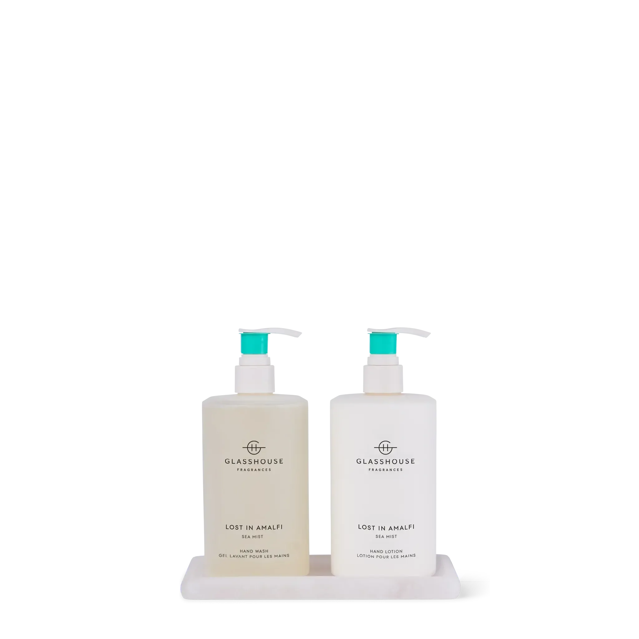 450ml Hand Wash, Hand Lotion & Tray - Asst Fragrances-Candles & Fragrances-Glasshouse-The Bay Room