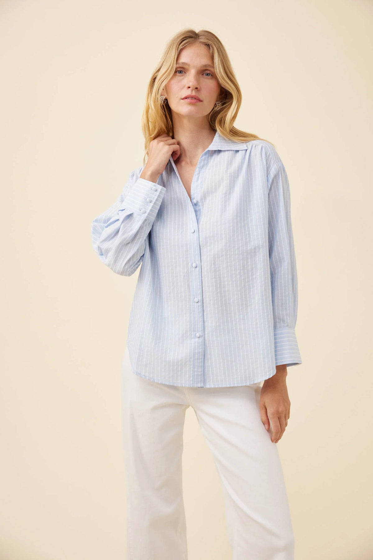 Lyndell Shirt - Light Blue