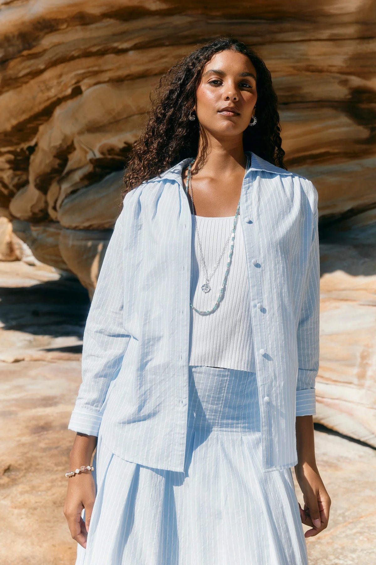 Lyndell Shirt - Light Blue