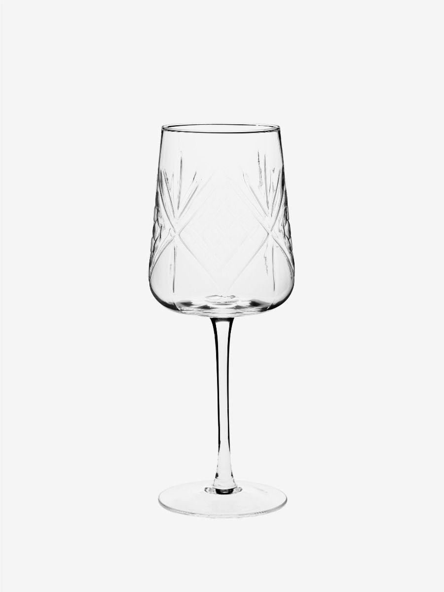4pce Wine Glass Set Jonnie Traditional Clear-Dining & Entertaining-Hottie-The Bay Room