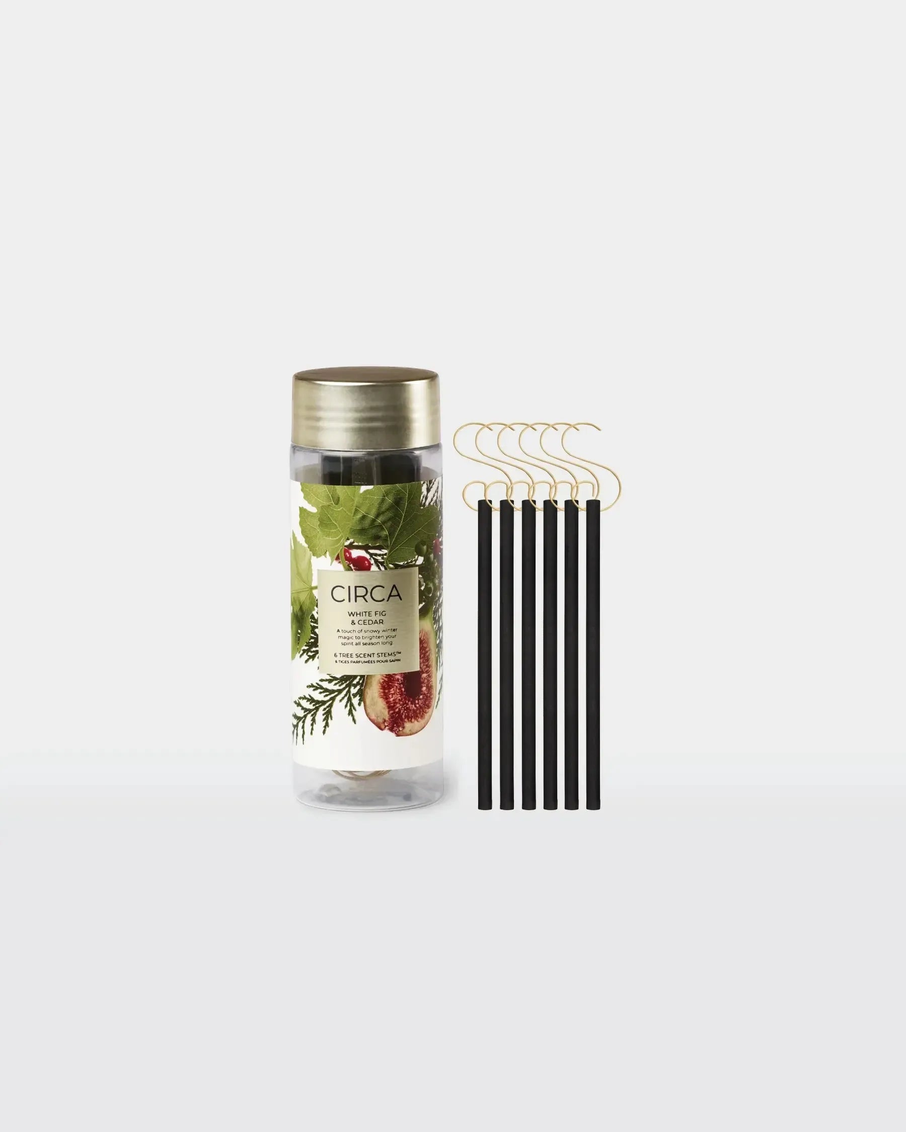 6 Christmas Tree Scent Stems - White Fig & Cedar-Christmas-Circa-The Bay Room