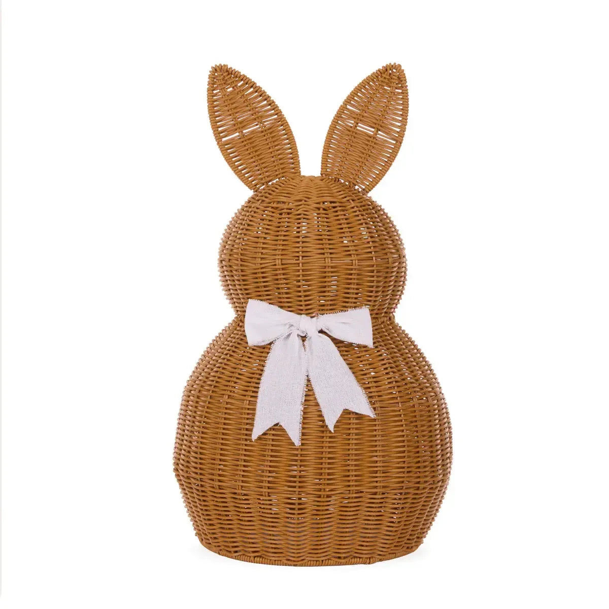 60cm Woven Bunny with Bow-Easter-Holly & Ivy-The Bay Room