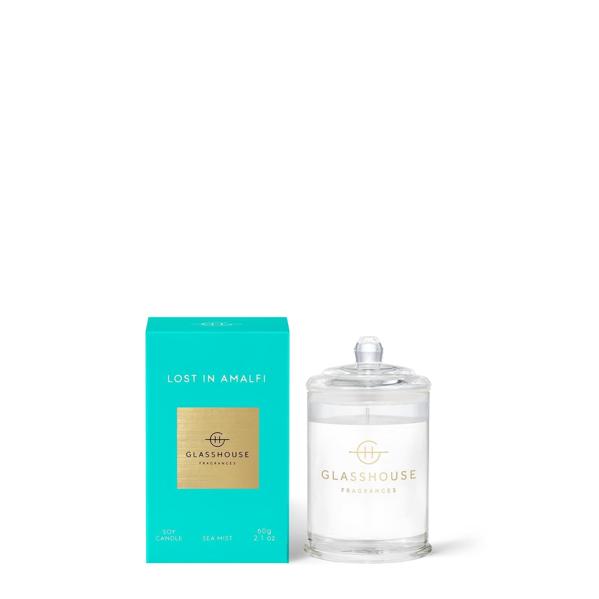 60g Soy Candle - Asst Fragrances-Candles & Fragrances-Glasshouse-Lost In Amalfi-The Bay Room