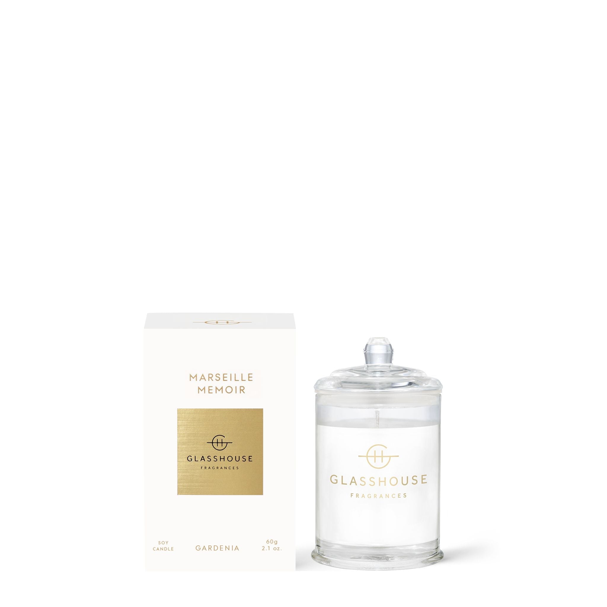 60g Soy Candle - Asst Fragrances-Candles & Fragrances-Glasshouse-Marseille Memoir-The Bay Room