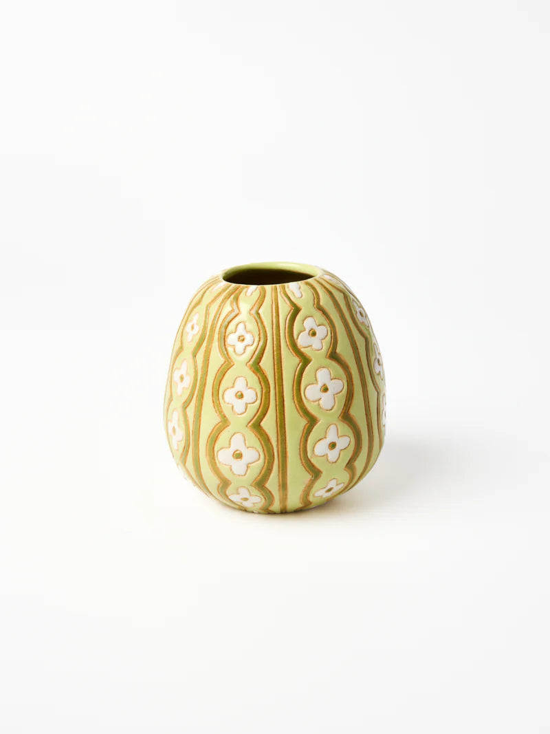 Pollen Vase Vintage Green