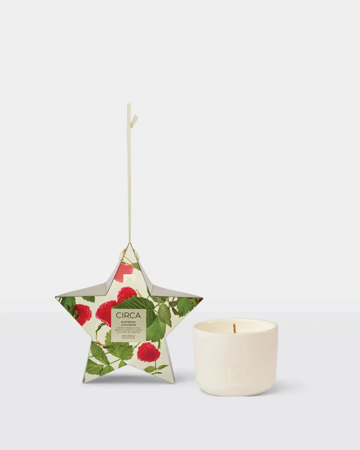 70g Bauble Candle - Raspberry & Rhubarb-Christmas-Circa-The Bay Room