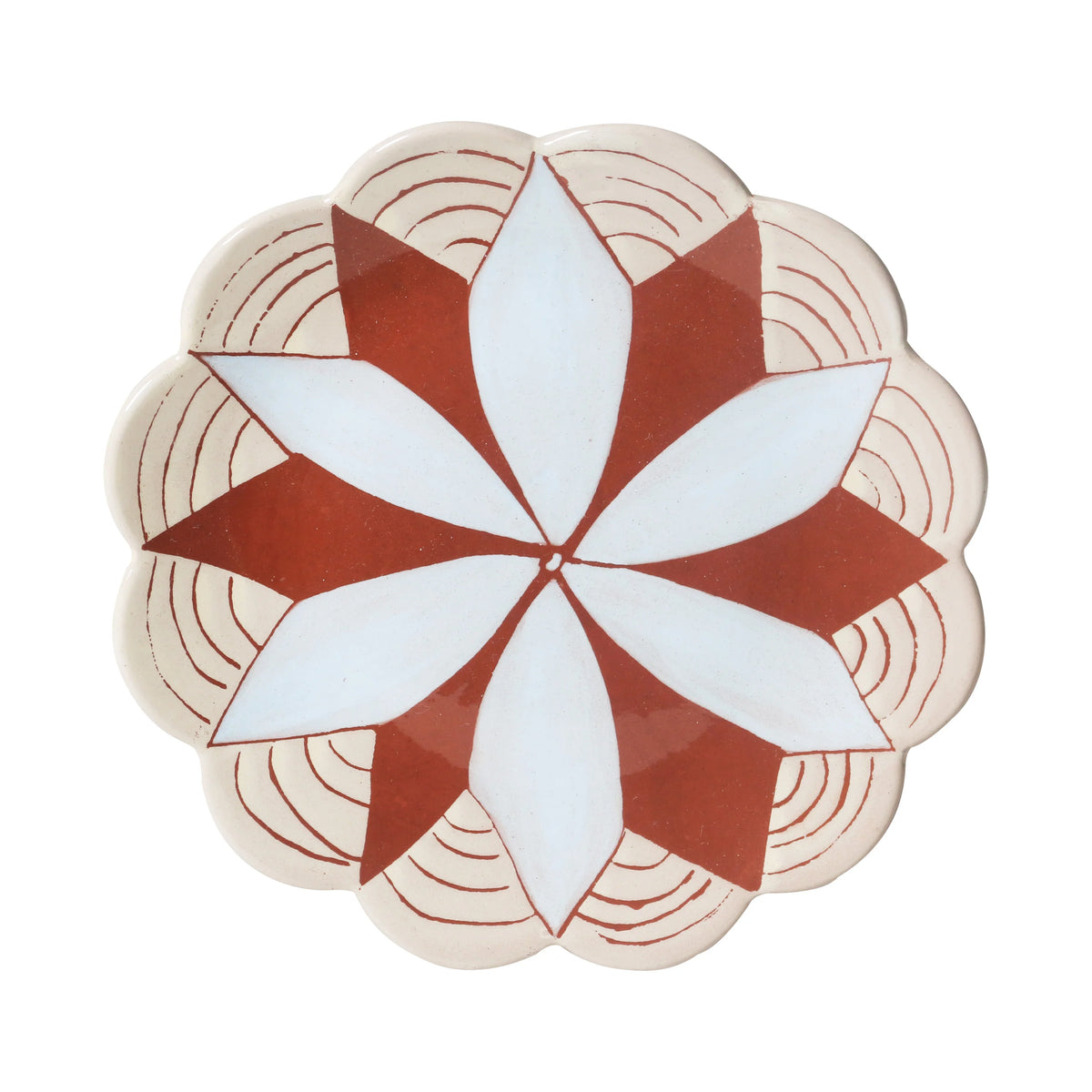 June's Daisy Plate in Geo