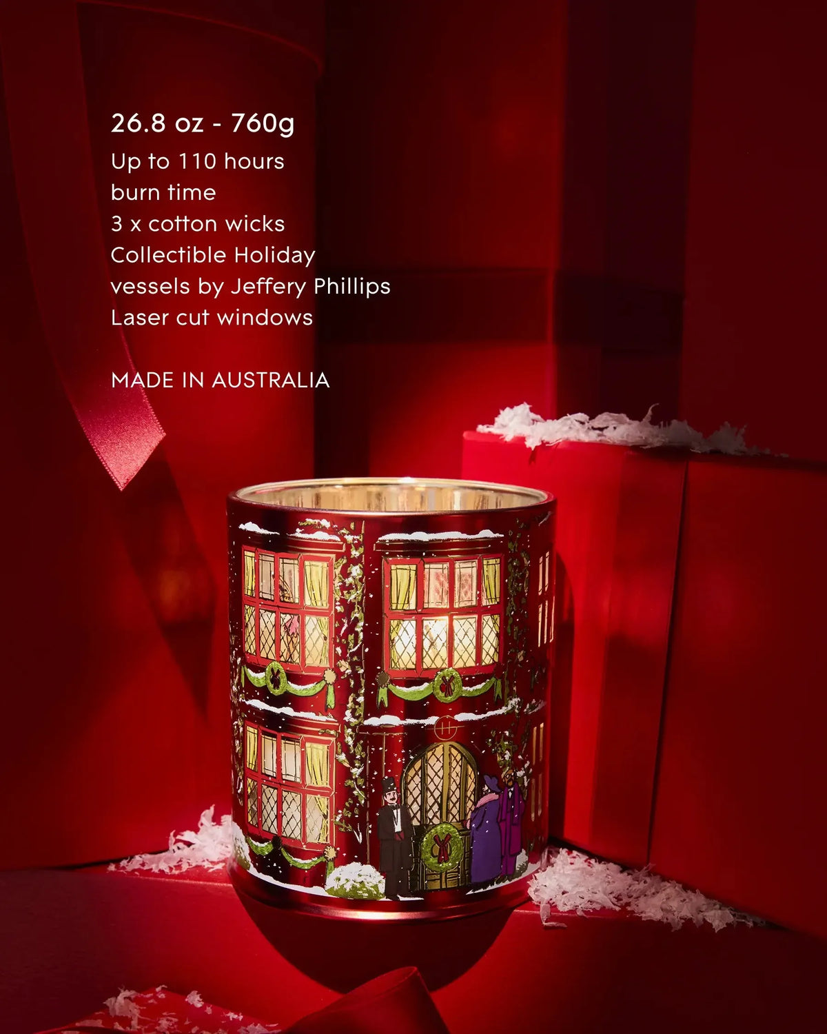 760g Candle - Night Before Christmas-Christmas-Glasshouse-The Bay Room