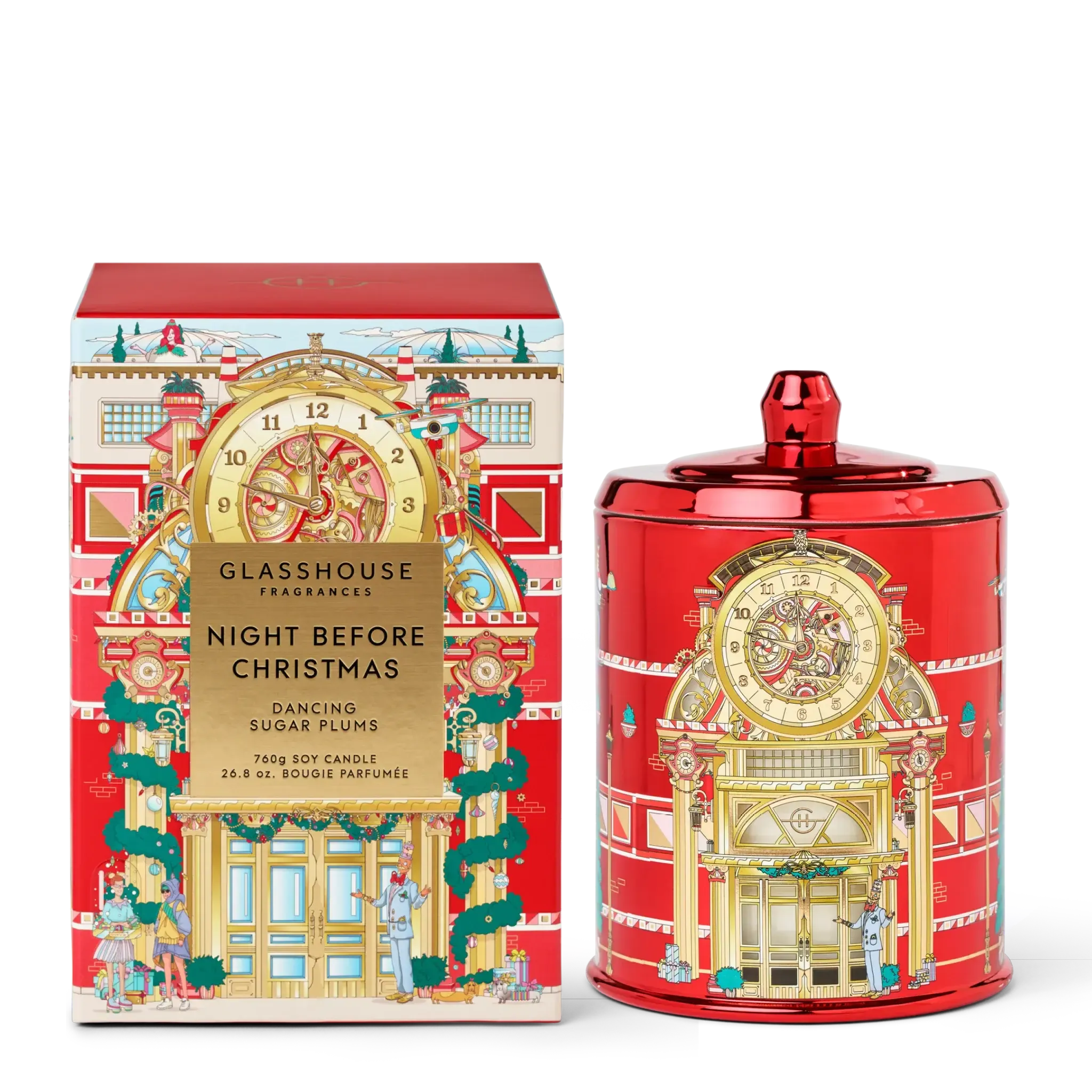 760g Candle - Night Before Christmas-Christmas-Glasshouse-The Bay Room