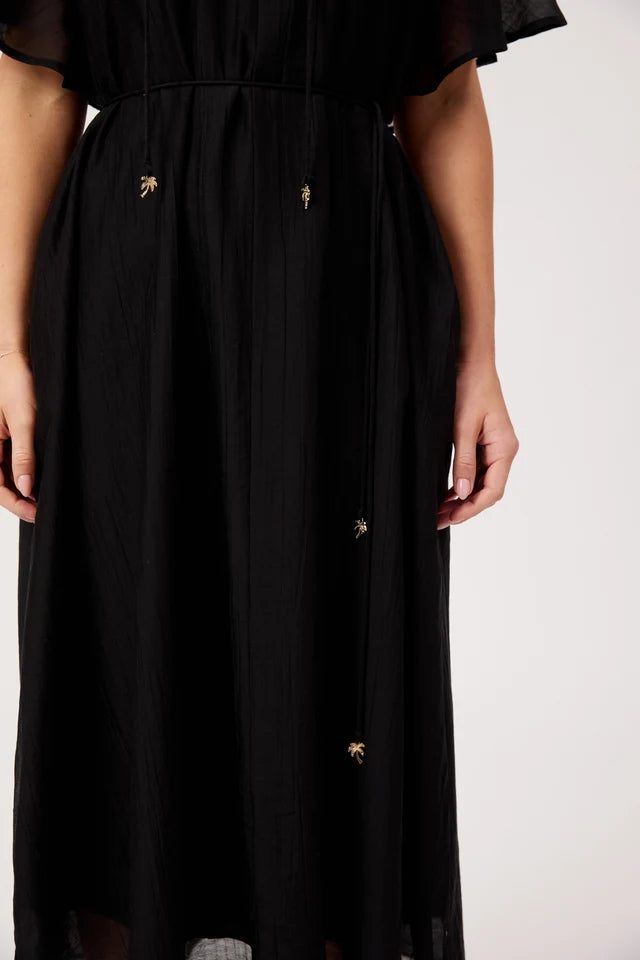 Kenya Midi Dress - Black