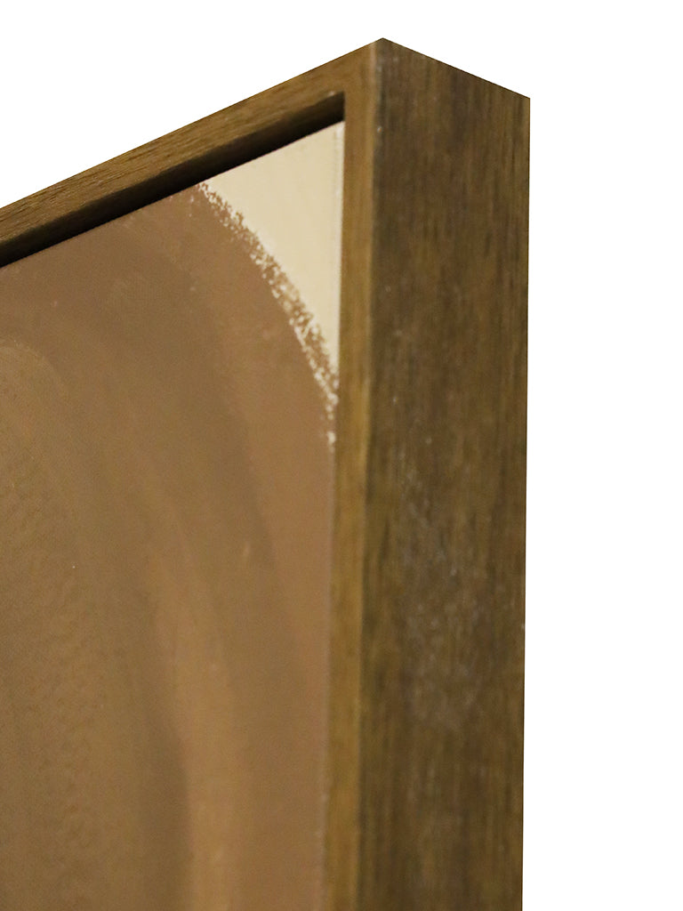 Elena B 90x120cm Oak Look Framed Canvas