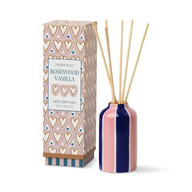 A Dopo 118ml Handpainted Diffuser Rosewood Vanilla-Candles & Fragrances-Paddywax-The Bay Room