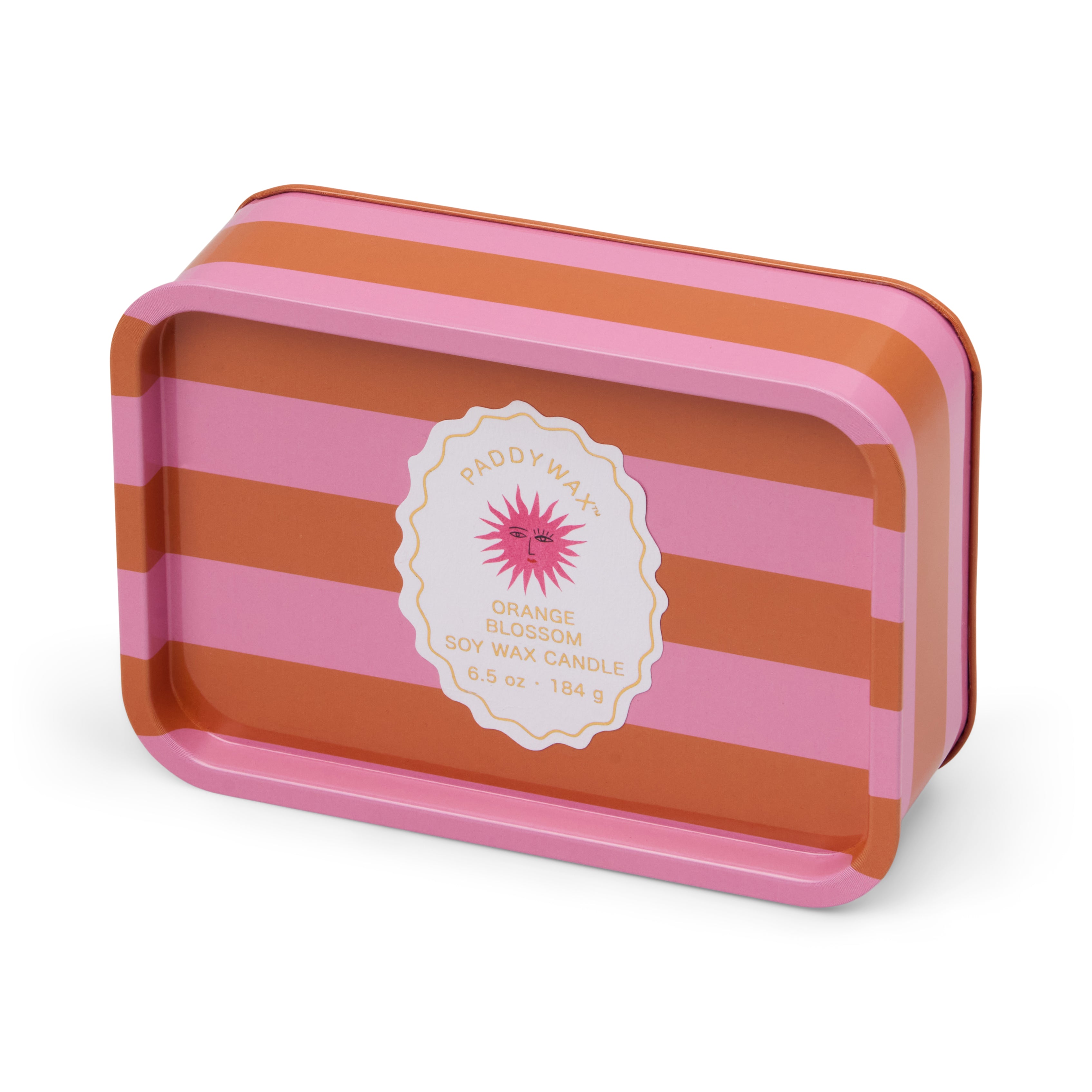A Dopo 184g Printed Tin - Sun - Orange Blossom-Candles & Fragrances-Paddywax-The Bay Room