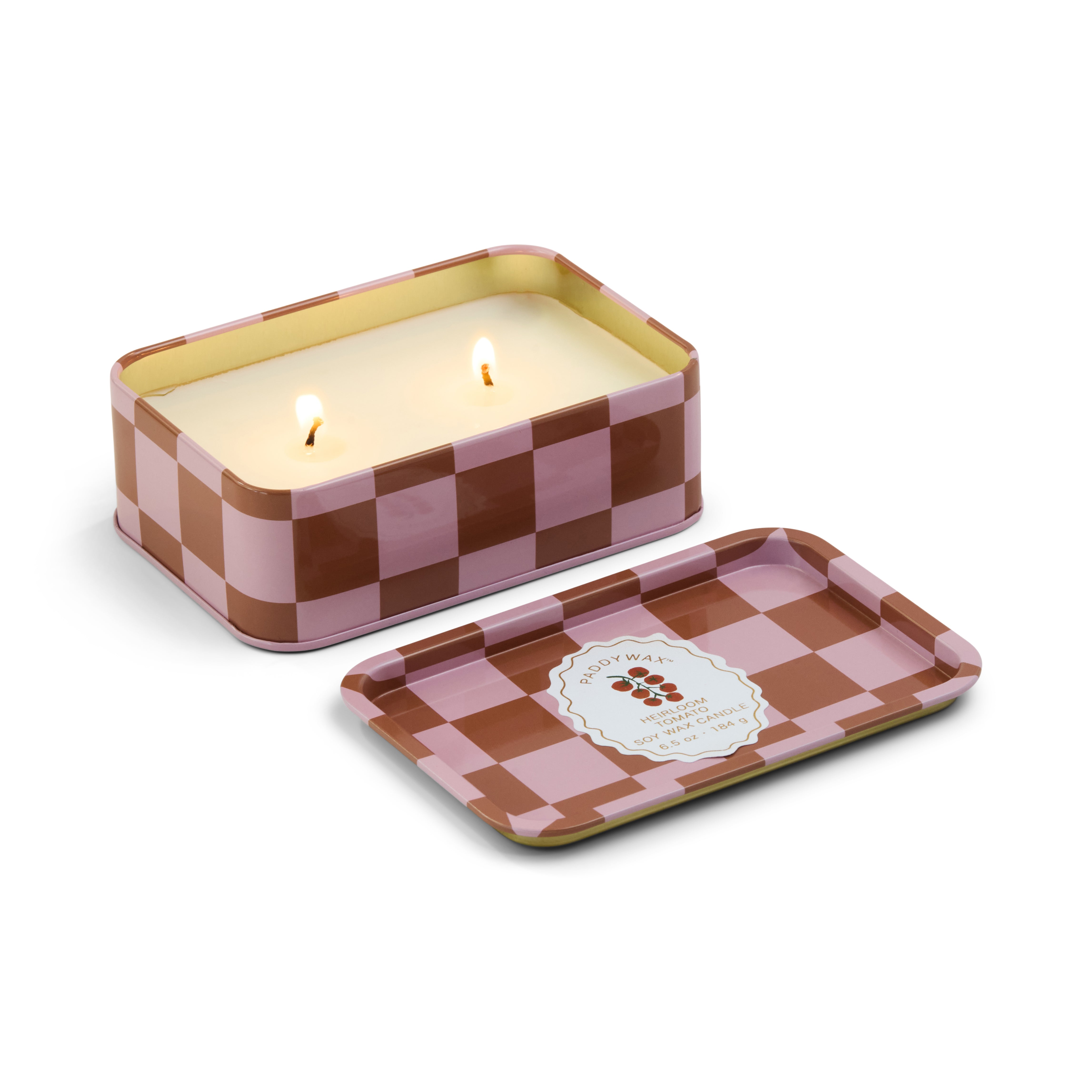 A Dopo 184g Printed Tin - Tomato Vine - Heirloom Tomato-Candles & Fragrances-Paddywax-The Bay Room