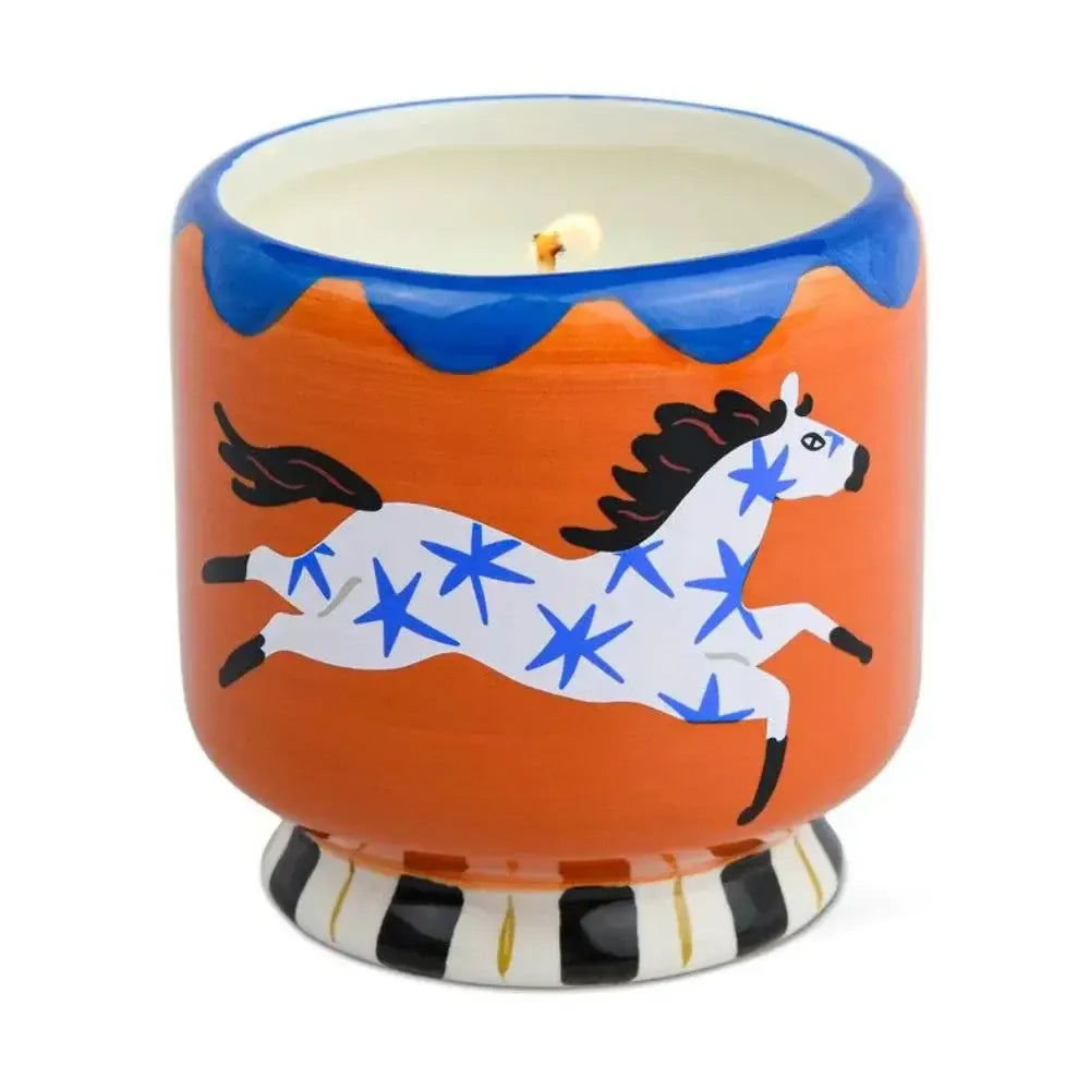 A Dopo 226g Horse Ceramic Candle - Seinna Sunset-Candles & Fragrances-Paddywax-The Bay Room