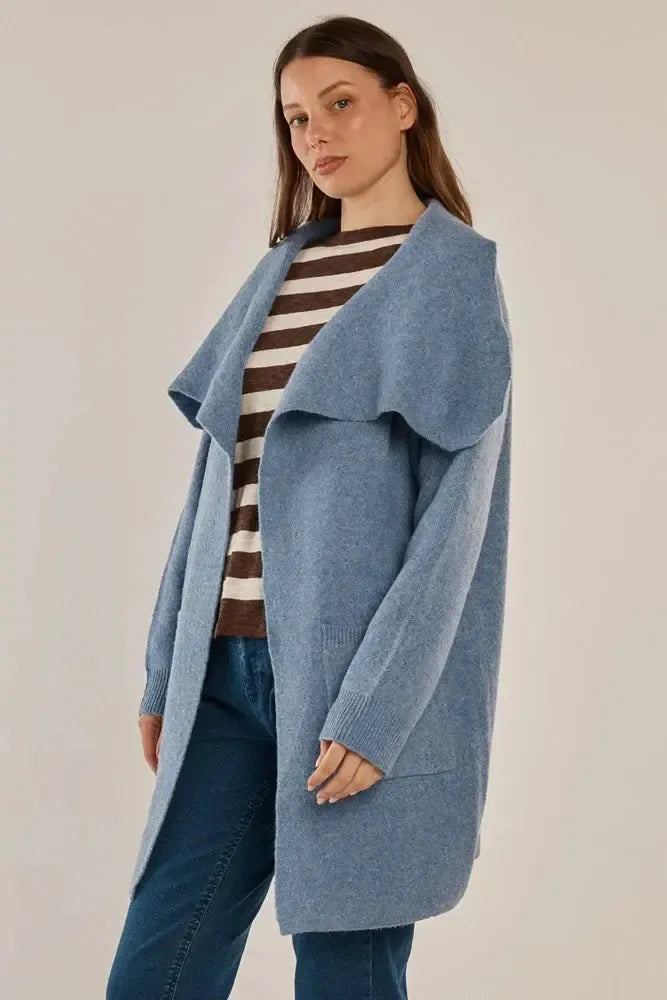 Abigail Cardigan - Cornflower Blue-Knitwear & Jumpers-Betty Basics-The Bay Room