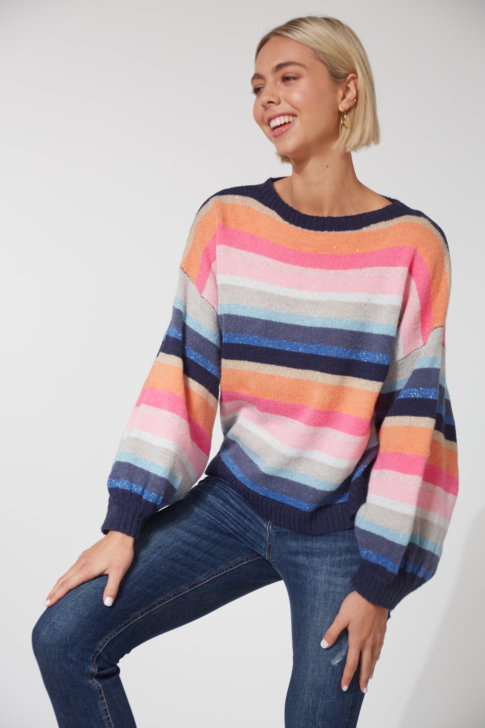 Abisko Knit - Lapis-Knitwear & Jumpers-Haven-The Bay Room