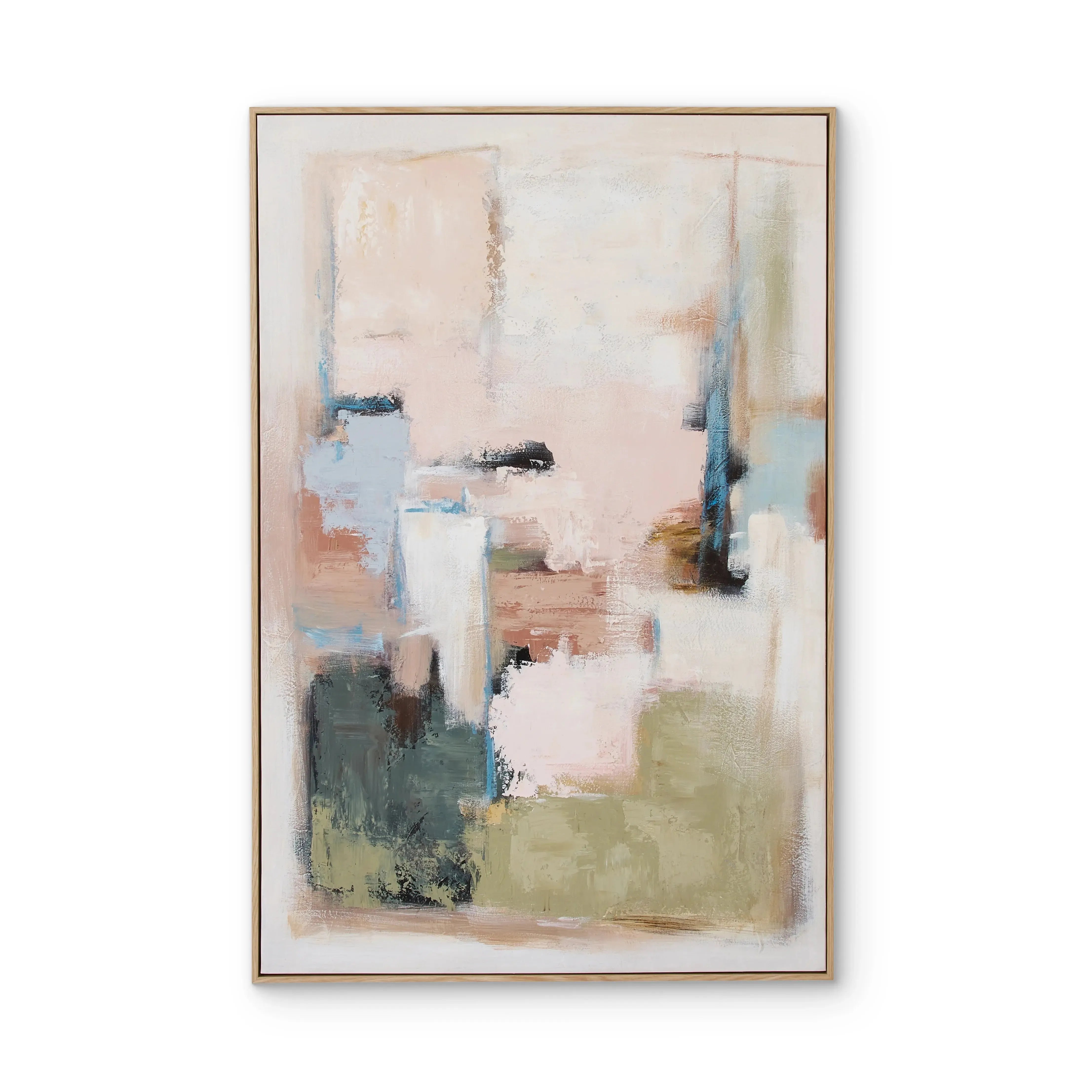 Abstract Rust/Green Wall Decor 80cm-Wall Decor-Madras Link-The Bay Room