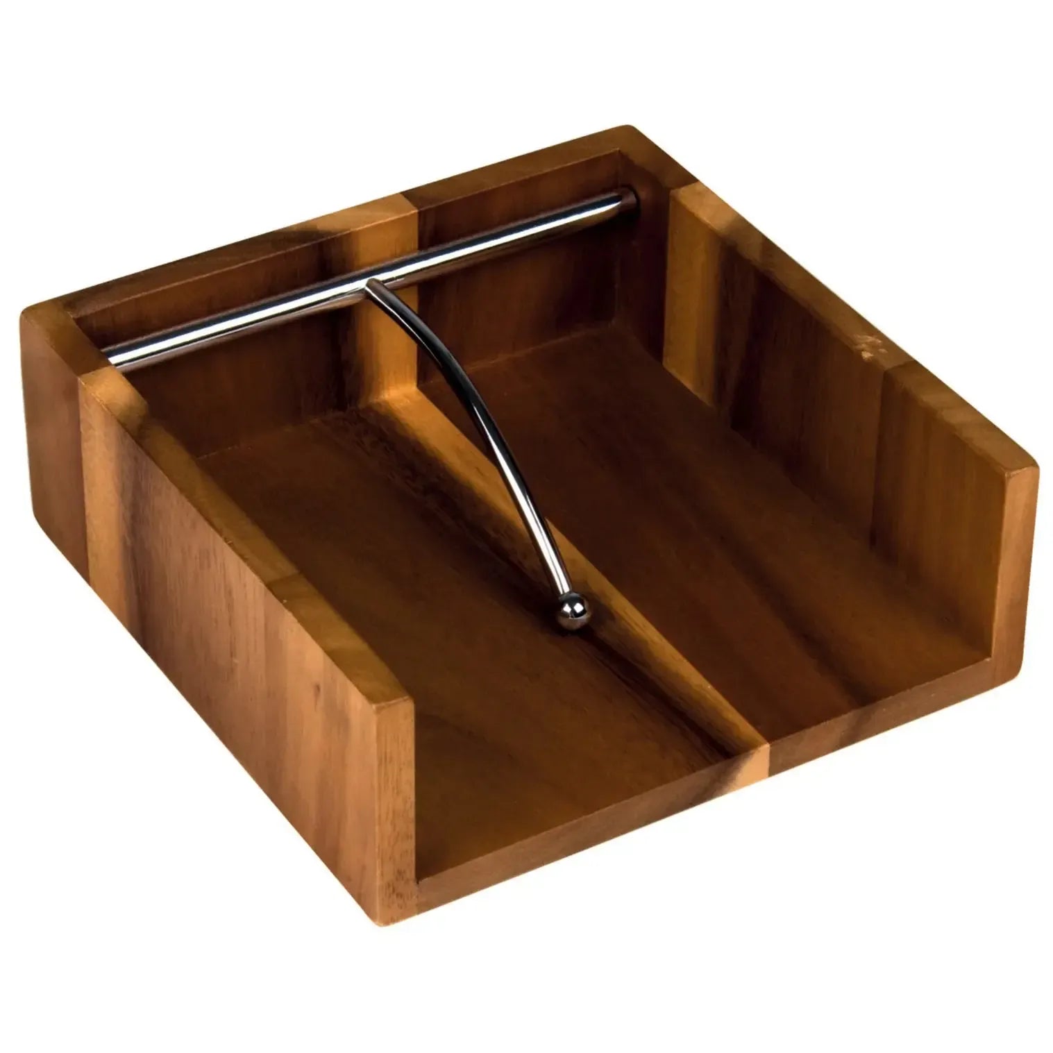 Acacia Napkin Holder 19x19x6cm-Dining & Entertaining-Davis & Waddell-The Bay Room