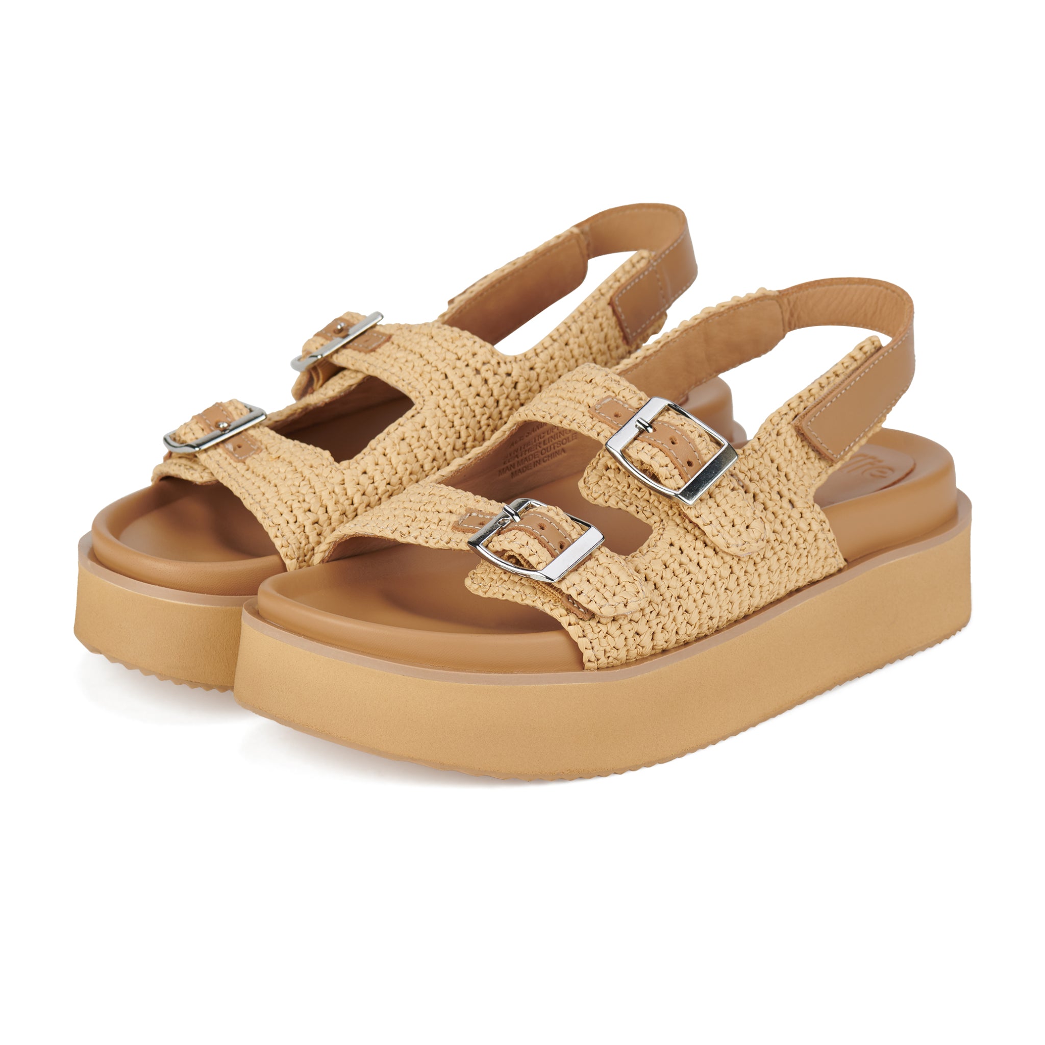 Ace Sandal Weave All Tan-Footwear-Rollie-The Bay Room