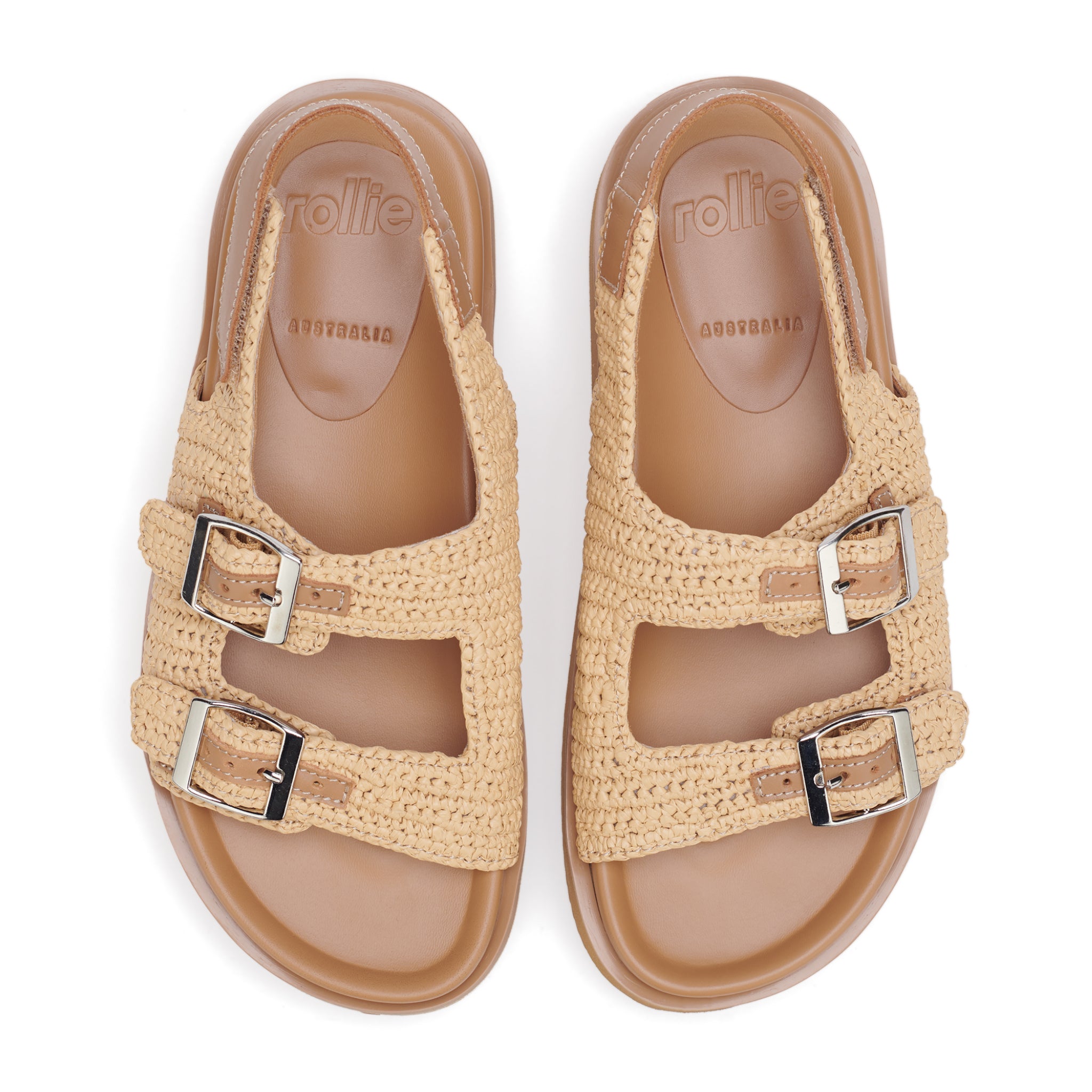 Ace Sandal Weave All Tan-Footwear-Rollie-The Bay Room