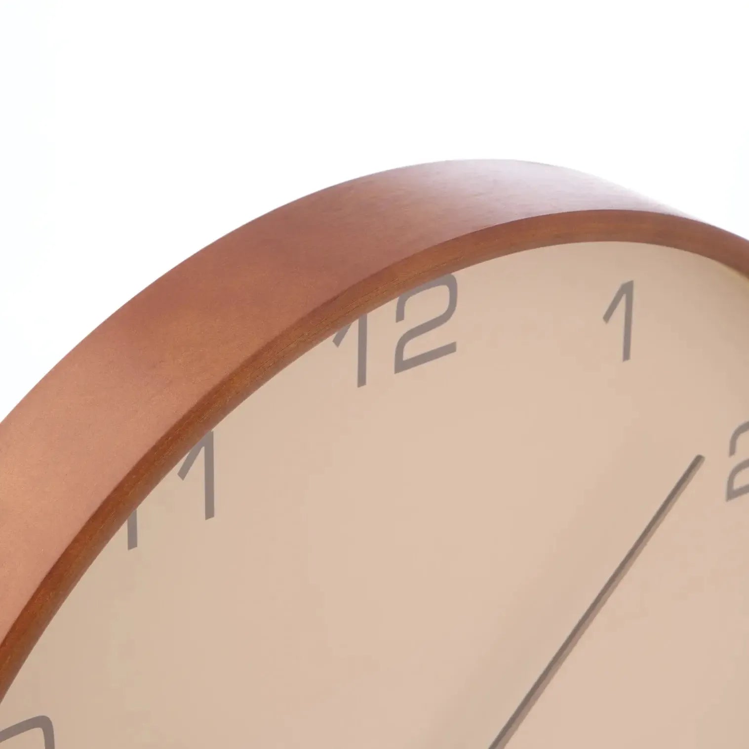 Acento Wall Clock 40cm Sand & Walnut-Wall Decor-Karlsson-The Bay Room