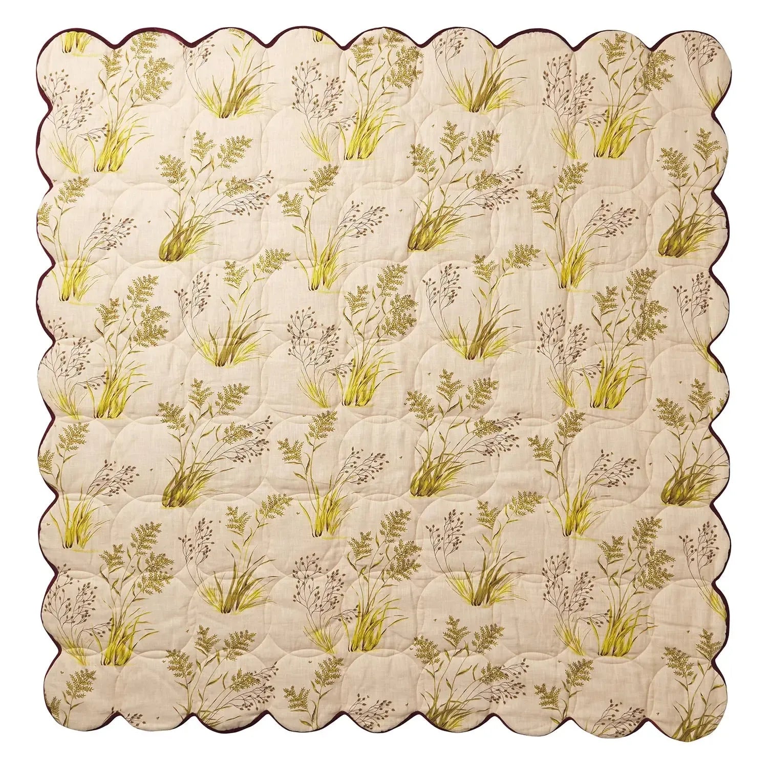 Adelyn Scalloped Quilted Coverlet-Soft Furnishings-Sage & Clare-The Bay Room
