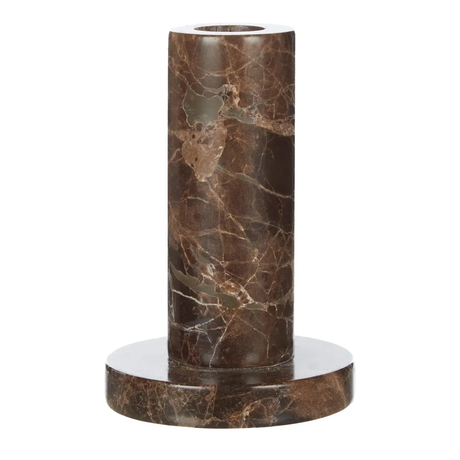 Albert Marble Candle Holder 8x8x12cm-Decor Items-Academy Home Goods-The Bay Room