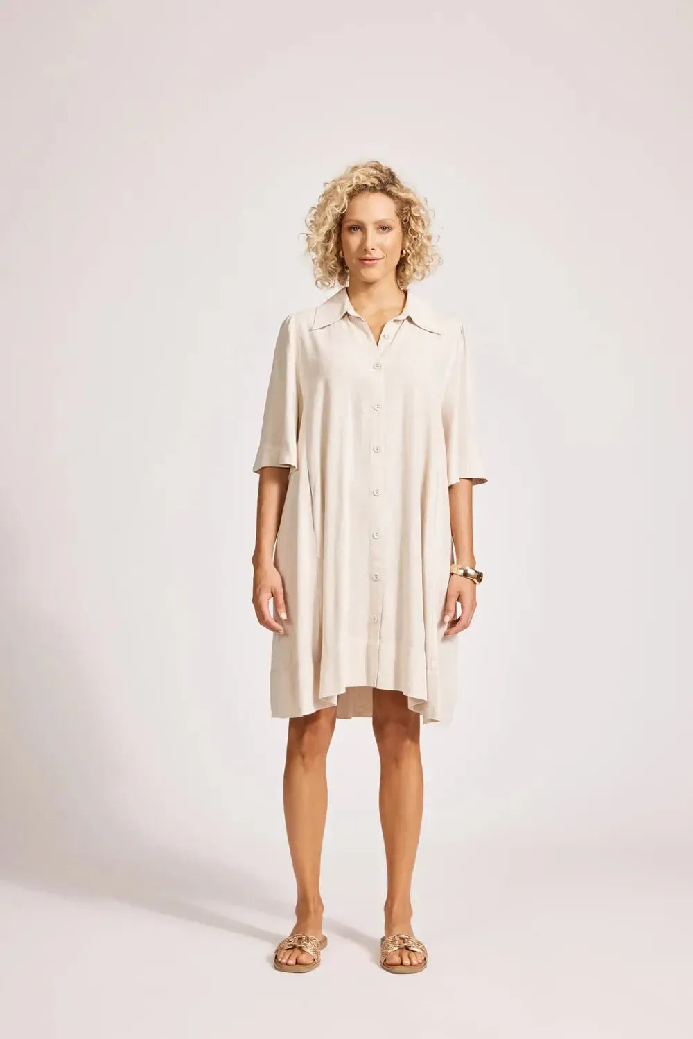 Alesia Shirt Dress - Tusk-Eb & Ive-The Bay Room