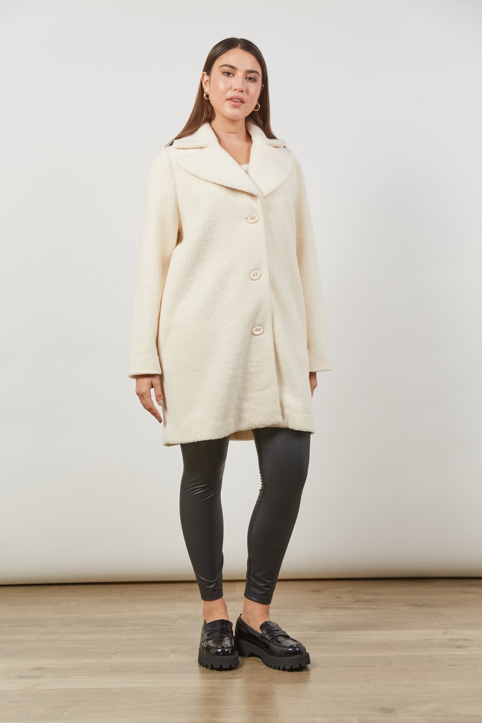 Allure Coat - Creme-Jackets, Coats & Vests-Isle Of Mine-The Bay Room