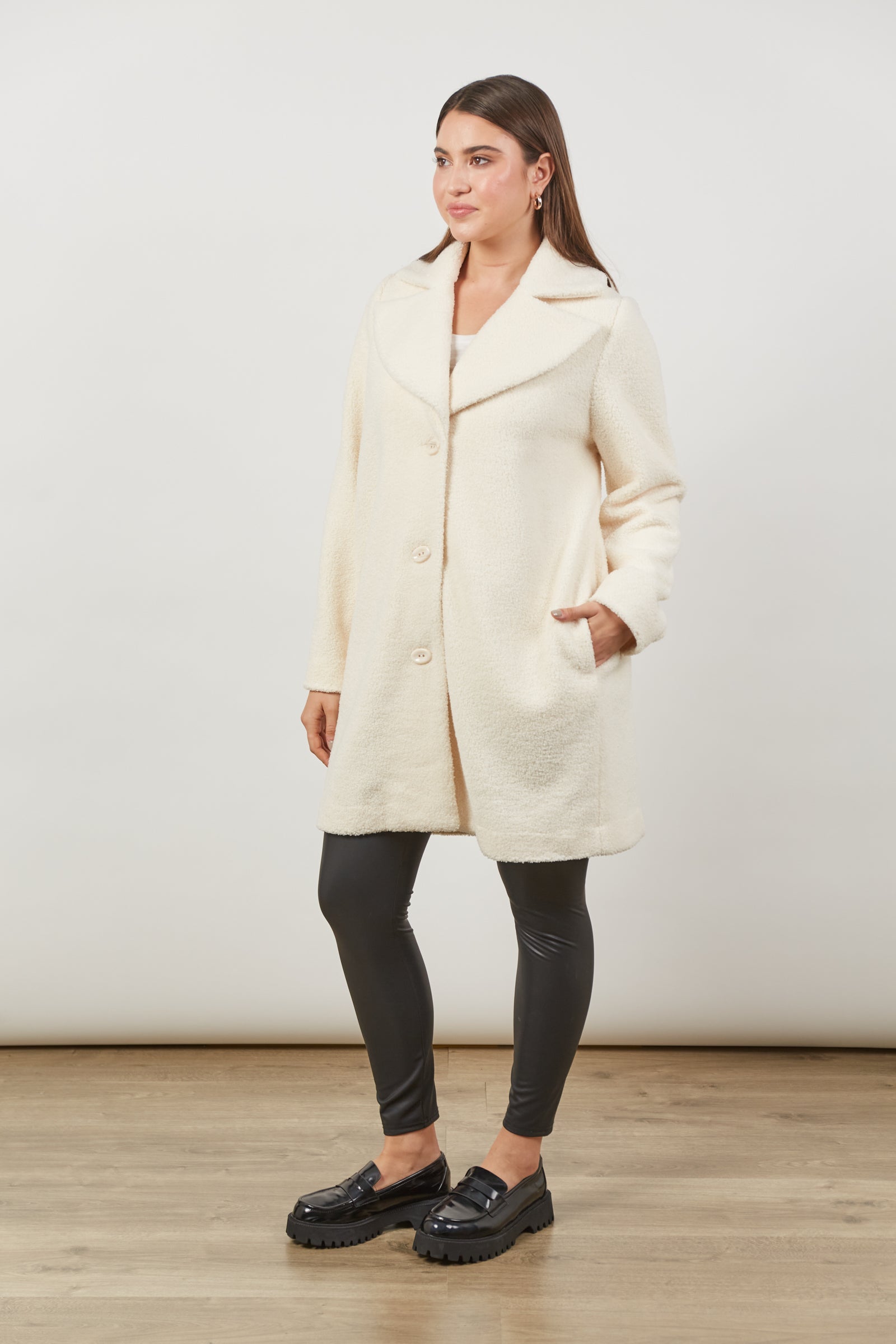 Allure Coat - Creme-Jackets, Coats & Vests-Isle Of Mine-The Bay Room