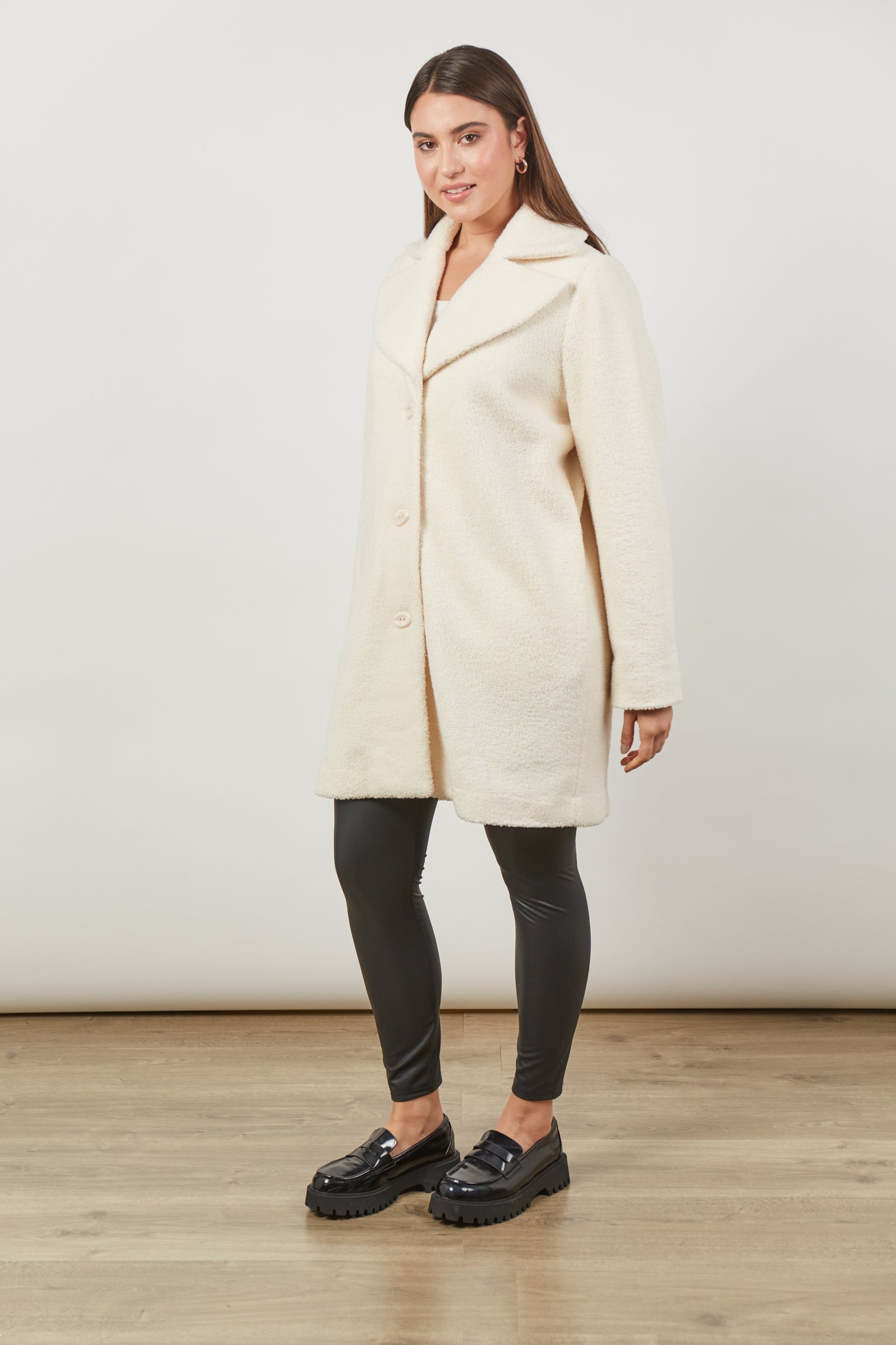 Allure Coat - Creme-Jackets, Coats & Vests-Isle Of Mine-The Bay Room